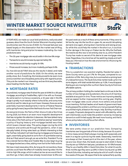 Winter 2026 Newsletter